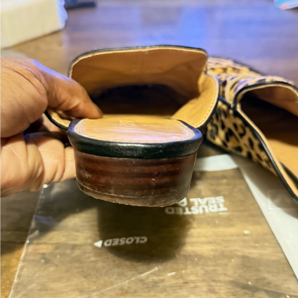 J. Crew Animal Print Women's Mules - Picture 6 of 10